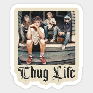 GOLDEN THUG LIFE BLAK Sticker